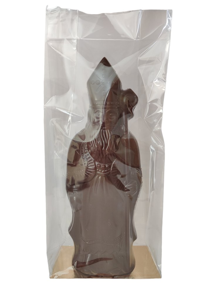 Chocolade Sinterklaas met staf 30cm (fig. 4) - Novoti