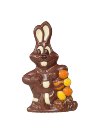 Chocolade haas met eiberg 18,5cm (pak. 11)