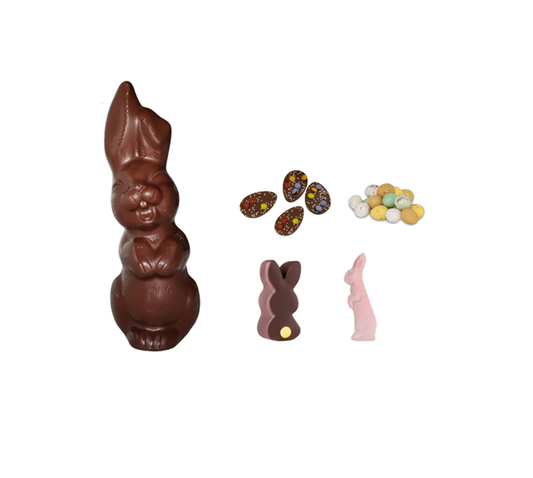 Chocolade Paaspakket Flappie & konijn & half eitje & meeuweneitjes & Etna (pak. 22)