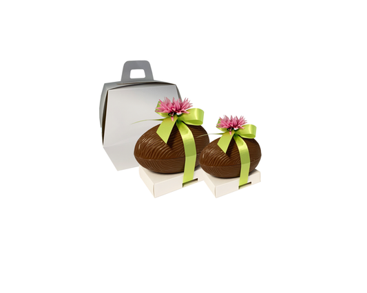Chocolade opgevuld ei met eitjes 250gr (pak. 24)