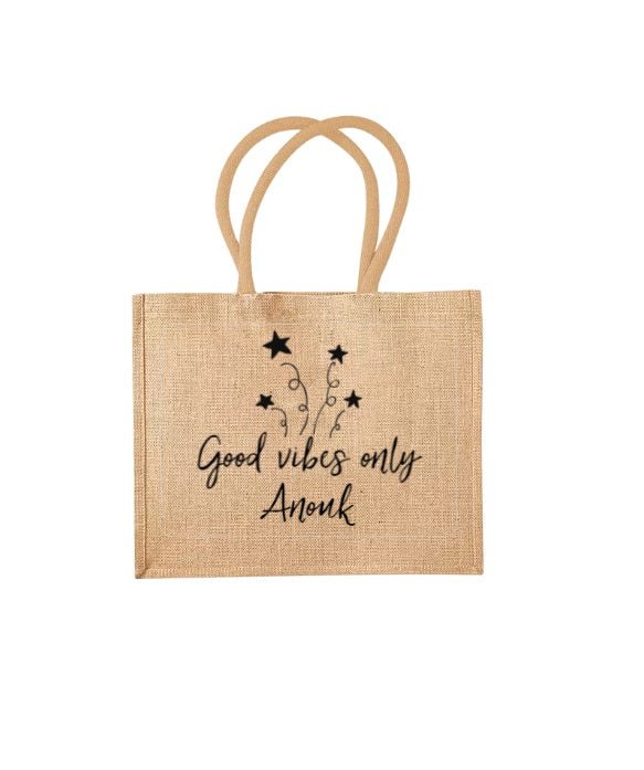 Jute tas met persoonlijke print - Novoti