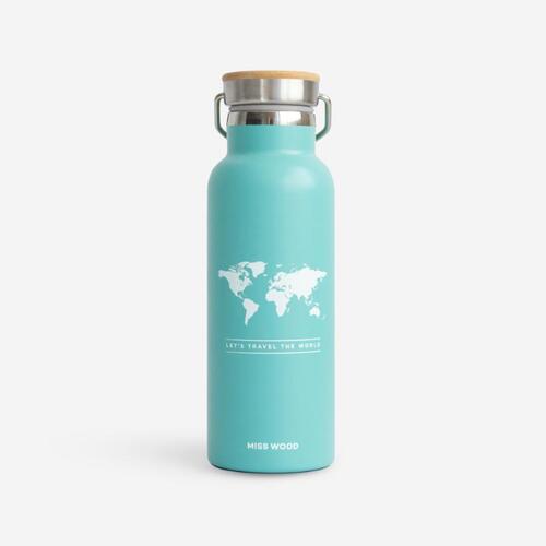 Woody drinkfles wereld - Novoti